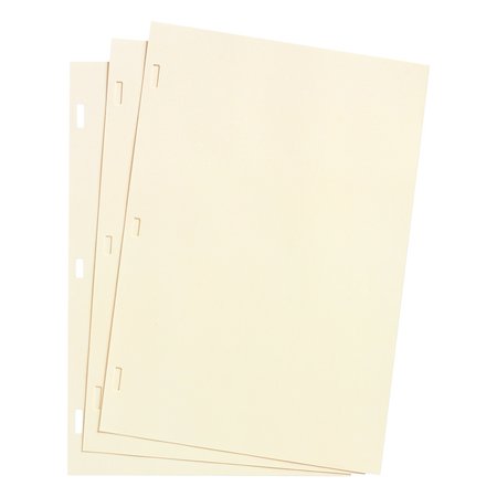 WILSON JONES Minute Book Ledger Sheet, 14x8-1/2, PK100 W901-30